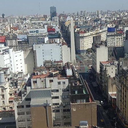 Que Mejor Vista Del Obelisco Piso A La Calle Corrientes 布宜诺斯艾利斯 外观 照片