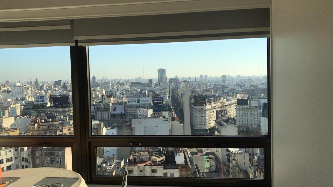 Que Mejor Vista Del Obelisco Piso A La Calle Corrientes 布宜诺斯艾利斯 外观 照片
