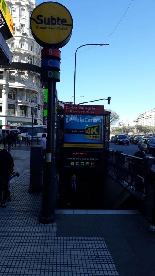 Que Mejor Vista Del Obelisco Piso A La Calle Corrientes 布宜诺斯艾利斯 外观 照片