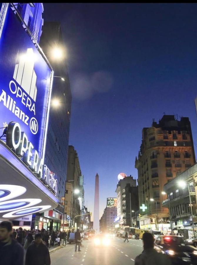 Que Mejor Vista Del Obelisco Piso A La Calle Corrientes 布宜诺斯艾利斯 外观 照片