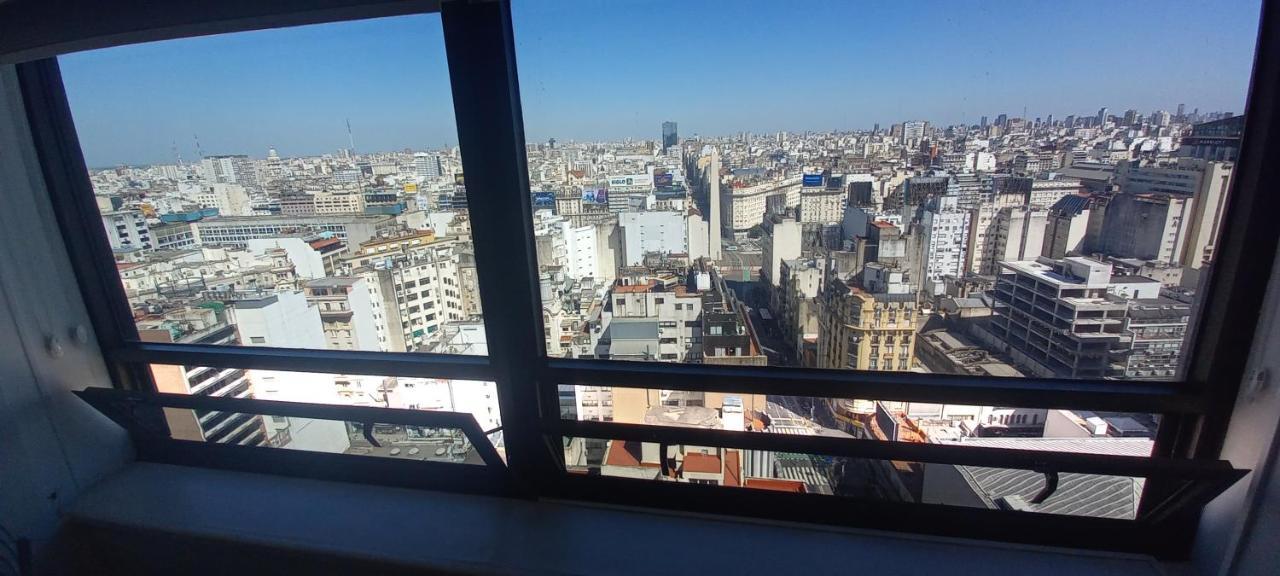 Que Mejor Vista Del Obelisco Piso A La Calle Corrientes 布宜诺斯艾利斯 外观 照片