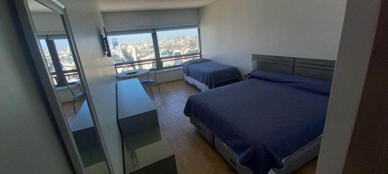 Que Mejor Vista Del Obelisco Piso A La Calle Corrientes 布宜诺斯艾利斯 外观 照片