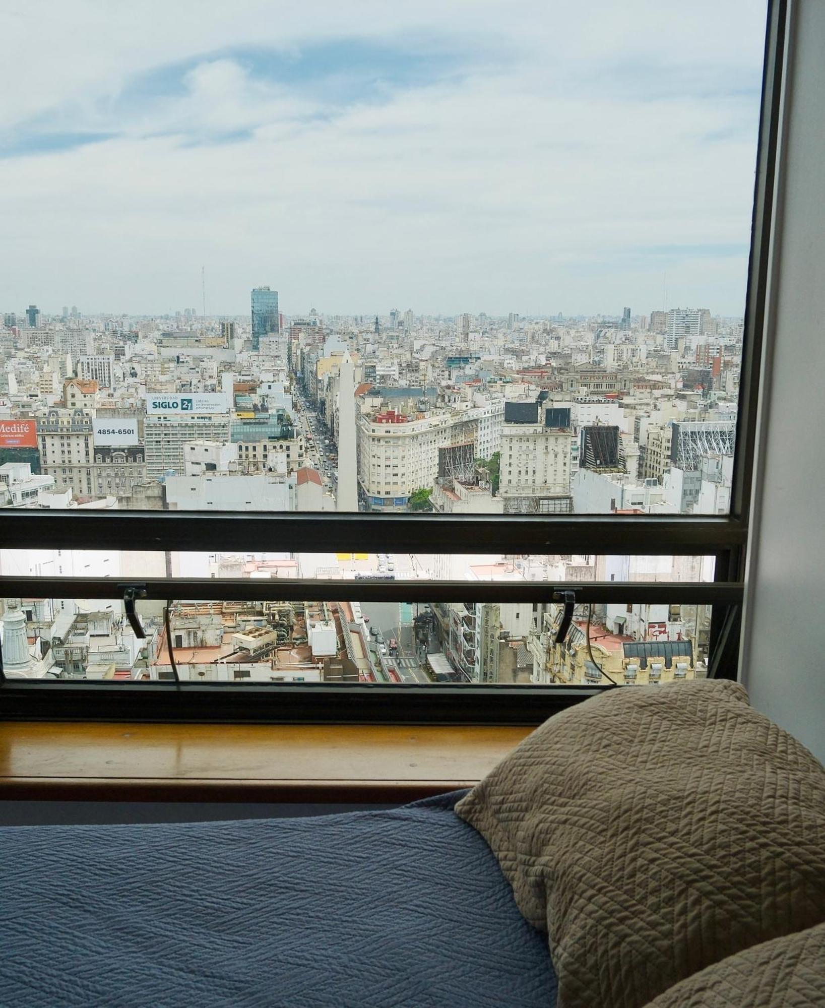 Que Mejor Vista Del Obelisco Piso A La Calle Corrientes 布宜诺斯艾利斯 外观 照片